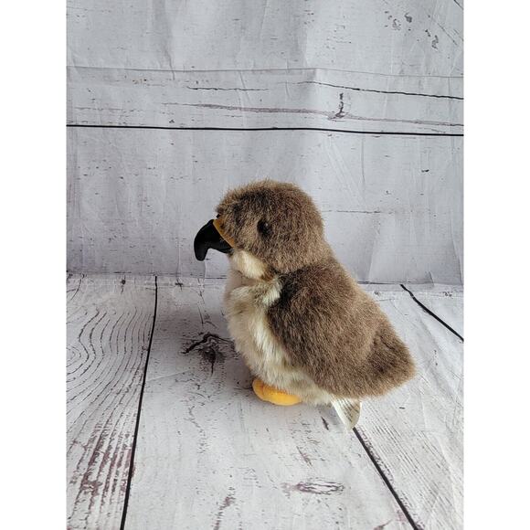 K & M International Hawk Red Tailed Plush Bird Stuffed Toy Audubon 6" No Sound - Picture 5 of 7